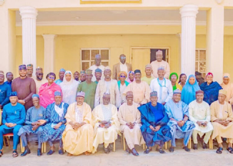 GSPHCDA officials, local government chairmen and other stakeholders during an orientation programme in Gombe