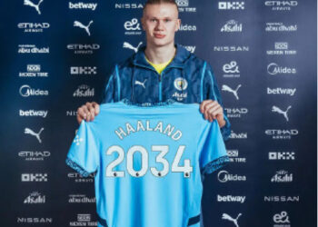 Haaland Signs New Man City Contract Until 2034