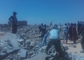 PICTORIAL: Residents Lament As Borno Begins Demolition Of Houses For Airport Upgrade