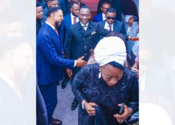 Enenche, Wife Get Rousing Welcome At COZA