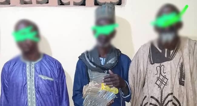 Police Reject ₦1m Bribe From Lakurawa Terrorists In Kebbi 1 The three suspected Lakurawa terrorists