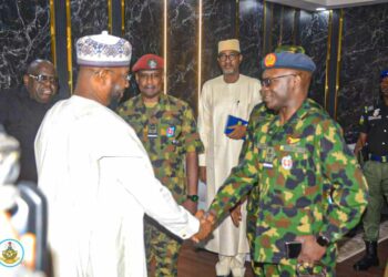 PICTORIAL: NAF Fact-finding Team Visits Gov Lawal As Zamfara Accidental Airstrike Probe Begins