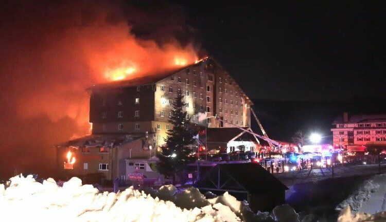 Fire At Turkey’s Kartalkaya Ski Resort Kills 10