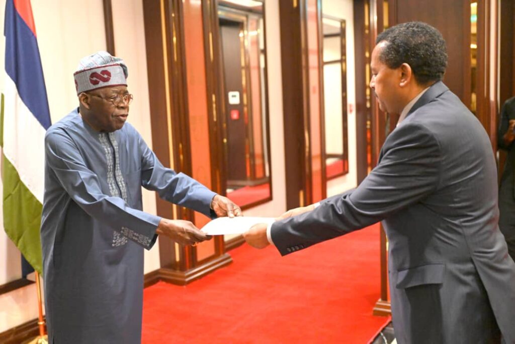 Tinubu Receives Letters Of Credence From 4 New Envoys