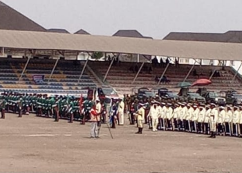 Navy, Airforce Officers Slump At AFRD Parade In Imo