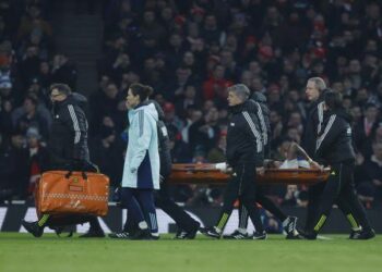 FA Cup: Gabriel Jesus Injured, Leaves Arsenal, Man Utd Clash On Stretcher