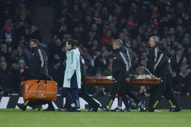 FA Cup: Gabriel Jesus Injured, Leaves Arsenal, Man Utd Clash On Stretcher 1 gabriel jesus