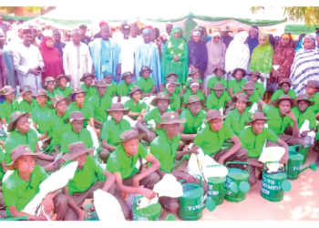 Gombe First Lady Inducts Students Into Young Farmers Club