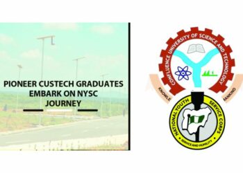 Pioneer CUSTECH Graduates Embark On NYSC Journey