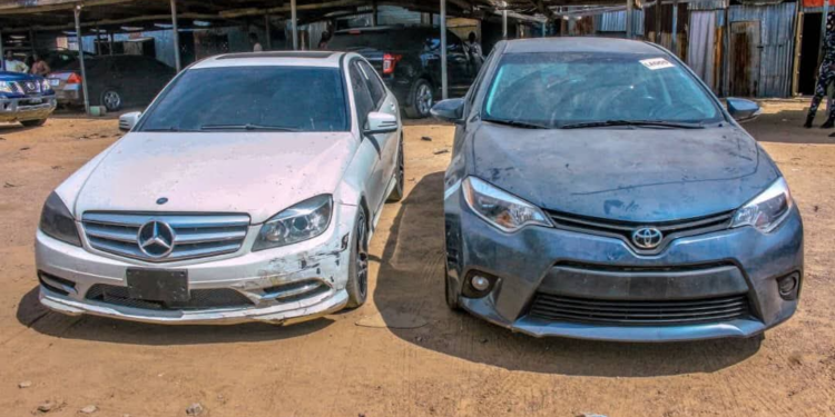 Police Recover 2 Stolen Cars With e-CMR In Kano