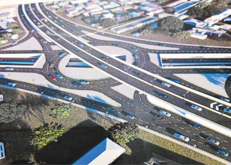 3D design of the newly awarded flyover and underpass bridge project in Damaturu