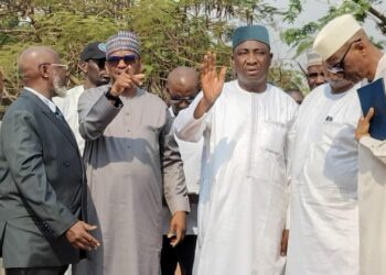 Dikko, Gusau Inspect Proposed NFF Hotel, Training Pitch Site