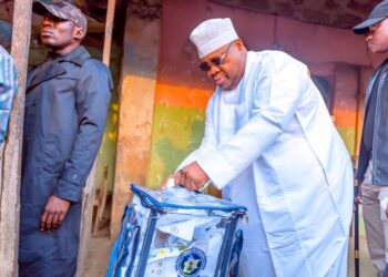 JUST-IN: Gov Adeleke Casts Vote In Osun LG Polls