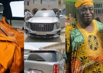Davido Gifts Timi Of Ede Luxury SUV On 70th Birthday