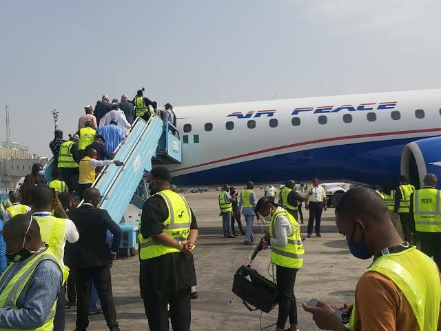 3 Air Peace Passengers Arrested At Lagos Airport Over Unruly Conduct 1 Three Passengers Arrested for Disruptive Behavior on Air Peace London Lagos Flight