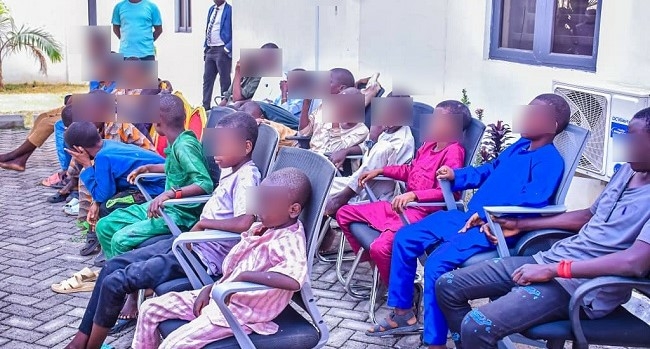Niger Receives 21 Trafficked Children 1 Trafficked children