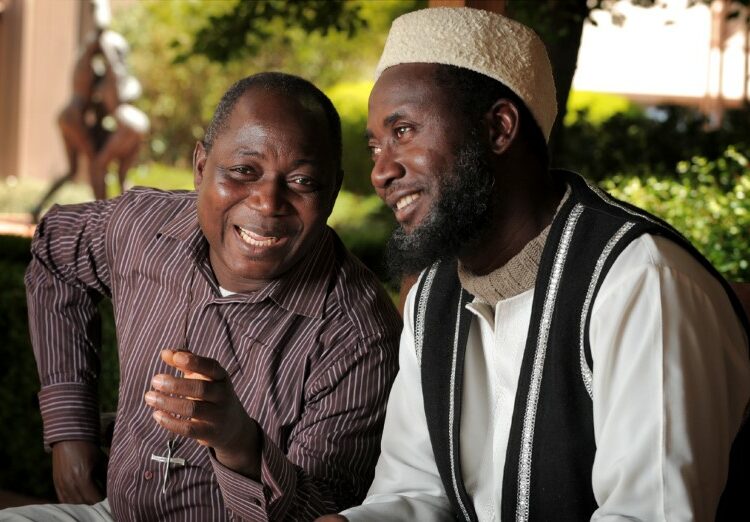 L-R: Rev. Wuye and  Imam Ashafa