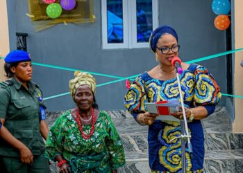 PICTORIAL: Gov Oyebanji Gifts Aged Widow 3-Bedroom Bungalow In Ekiti