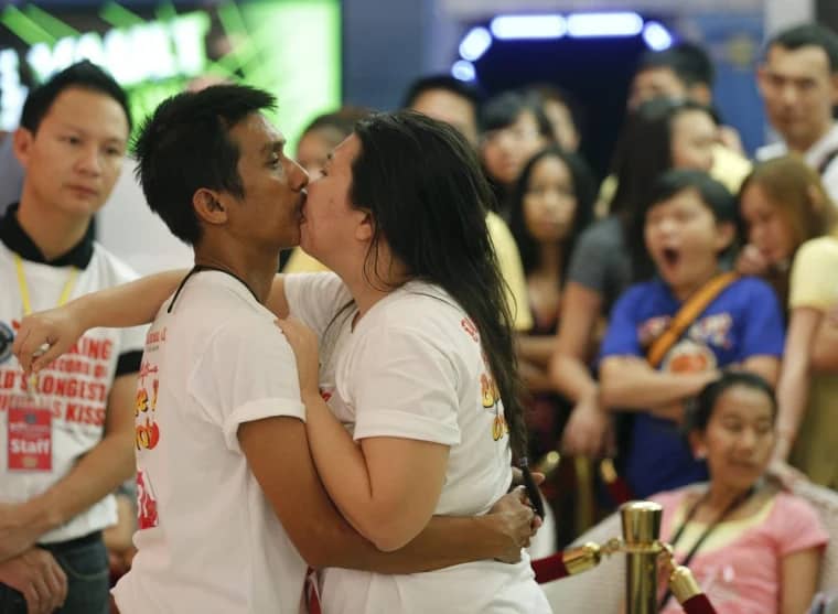 Guinness Record-holding Couple Who Kissed For 58 Hours Announces Split