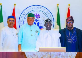 PICTORIAL: Tinubu Receives Akwa Ibom’s Highest Traditional Title