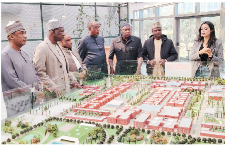Yobe SSG, Baba Mallam Wali who led Yobe delegation advance team to Morocco (Third from right) when they visited world largest fertilizer plant in Morocco