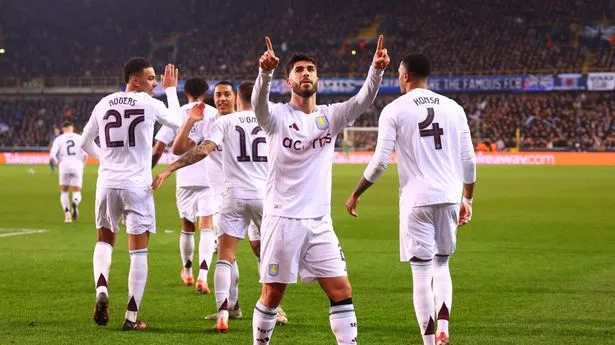 Champions League: Aston Villa Beat Club Brugge To Close In On Quarterfinals 1 0 GettyImages 2203295512