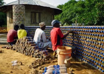 AIWES Lauds Man For Building Toilets Using Plastic Bottles 