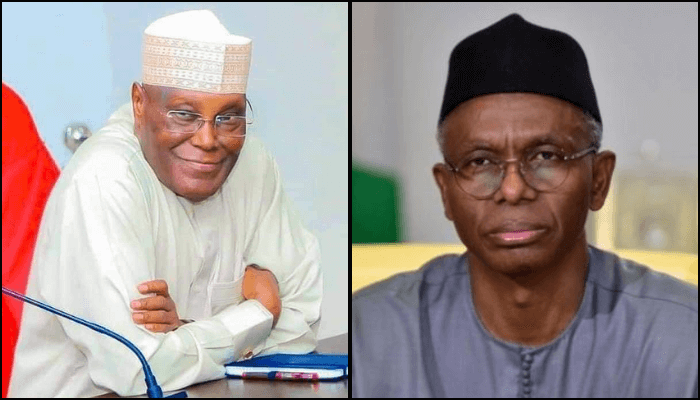 2027: You Can't Deceive Nigerians Again, Group Tells Atiku, El-Rufai 1 Atiku Abubakar and Nasir El rufai