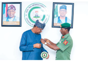 NSC Chairman Dikko Inducted As Honorary Member Of Int’l Military Sports Council