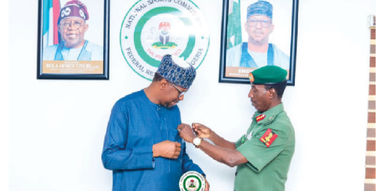 NSC Chairman Dikko Inducted As Honorary Member Of Int'l Military Sports Council