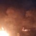 JUST-IN: Fire Engulfs Cars, Buildings As Gas Tanker Explodes In Lagos
