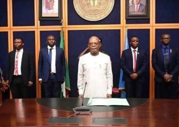 JUST-IN: Rivers Sole Administrator Arrives In Port Harcourt, Holds Security Meeting