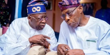 Obasanjo Faults Tinubu On Borrowing 2 Obasanjo An Extraordinary Leader, Statesman, Tinubu Hails Ex-President At 88