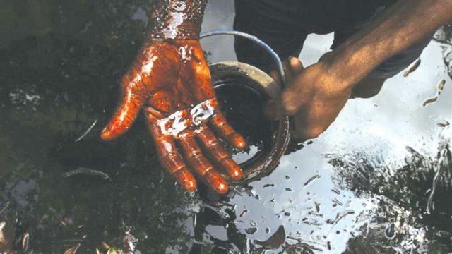 No Relief After Devastating Oil Spill, Obololi Community Cries Out 1 Oil pollution 640x360 1 1