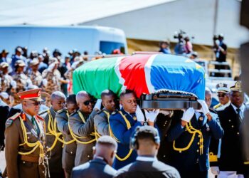 PICTORIAL: At State Burial, Tinubu Hails Ex-President Nujoma’s Legacy Of Sacrifice, Freedom, Justice