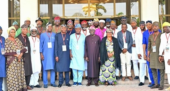 Tinubu Meets Lagos Speaker Obasa, Others 1 Tinubu meets with Lagos assembly members