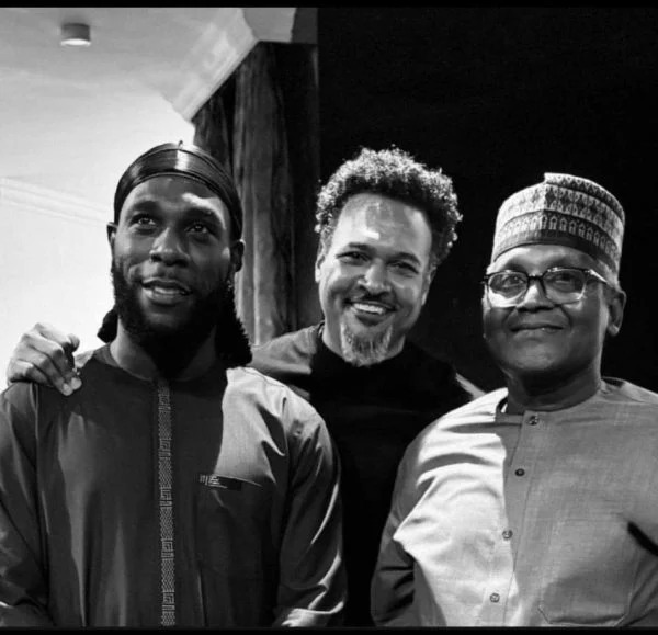 Burna Boy Joins Dangote For Iftar