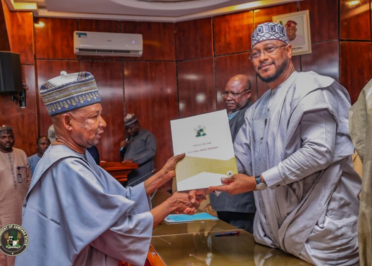 Dauda Lawal Swears In New Zamfara Head Of Service