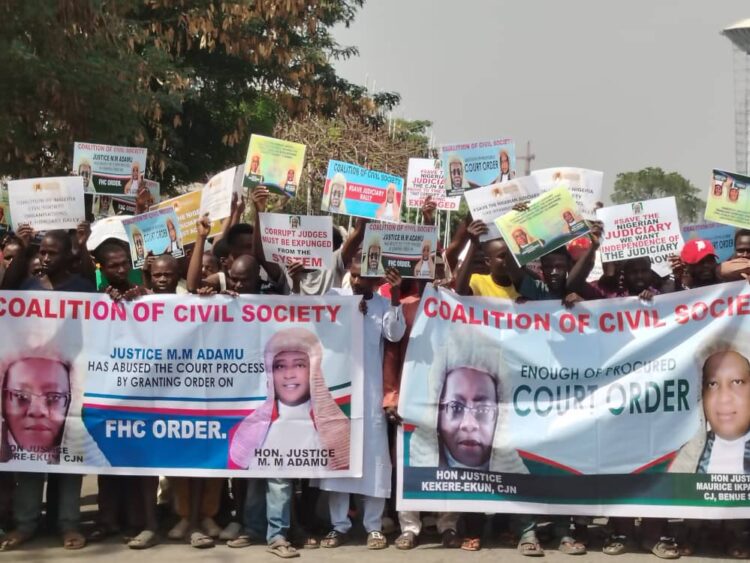 Protest Rocks Abuja Over Relocation Of Benue LG Tribunal