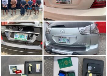 EFCC Arrests 10 Suspected Fraudsters, Recovers 21 Phones, Luxury Cars, Others