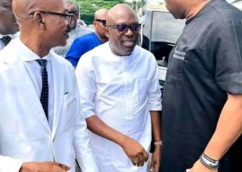PICTORIAL: Fubara Makes First Public Appearance After Emergency Rule Declaration In Rivers