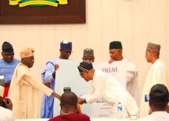 PICTORIAL: Amid Rumour Of Ill-health, Wike Leads Abuja Delegation To Tinubu On Sallah Homage