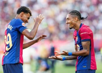 Raphinha, Yamal Shine As Barcelona Defeat Benfica To Reach Champions League Q/Finals