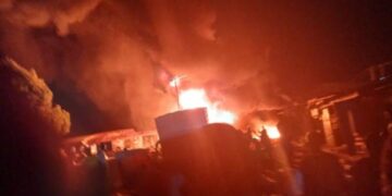 UN Fire Razes Goods, Properties At Popular Alesinloye Market In Oyo