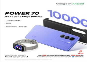 itel Power 70 –Meet Nigeria’s First 10000mAh Smartphone  itel Launches Power 70 Smartphone: Redefining Long-lasting Battery With 10,000mAh Dual-power Solution