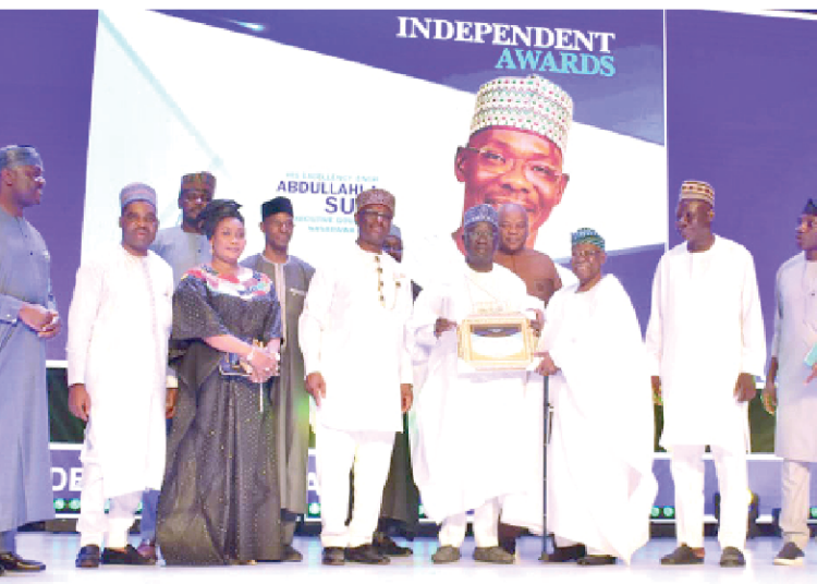 Governor Sule Bags The Independent’s Governor Of The Year Award