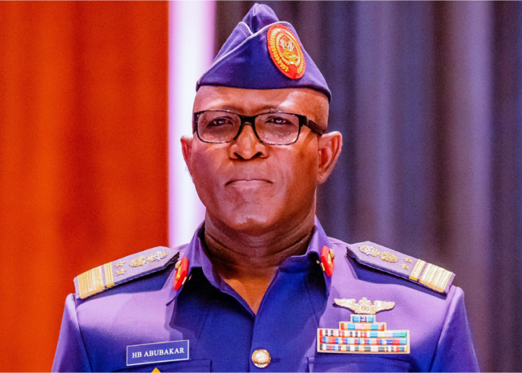 The Chief of Air Staff (CAS), Air Marshal Hassan Bala-Abubakar