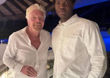 Nigerian Techie Agbodje Meets Billionaire Richard Branson On Necker Island