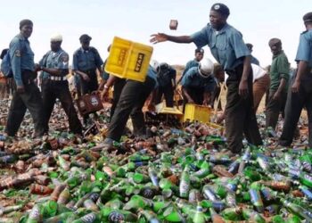 Hisbah Destroys 51 Cartons Of Alcohol In Yobe