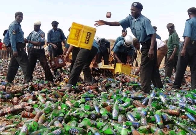 Hisbah Destroys 51 Cartons Of Alcohol In Yobe 1 IMG 20250411 WA0033